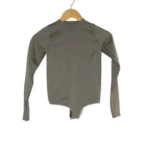 SKIMS Essential Bodysuit Crew Neck Long Sleeve Seamlesss Stretch  S/M